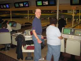 Scott Coxall doing one of his favorite things: bowling!